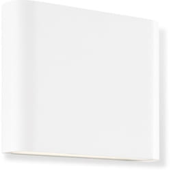 Applique d'extérieur led Welbie 11,5 cm blanc 1x led intégrée, led 10W intégrée, (700lm, 3000K) - Brilliant