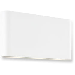 Brilliant - Applique murale d'extérieur led Welbie 17,5 cm blanc 1x led intégrée, led 14W intégrée, (1300lm, 3000K)