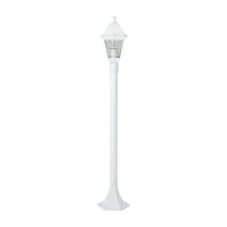 Lampadaire extérieur Brilliant nissie blanc E27 - 60W