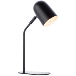 Brilliant - lampe de table Tong velours noir 1x D45, E14, 25W, adapté aux lampes à poser (non incluses)