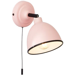 Lampe Telio applique murale interrupteur à tirette rose 1x D45, E14, 28W, adapté aux lampes à suspension (non inclus) Échelle a ++ à e Avec
