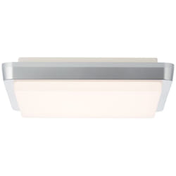 Applique d'extérieur led Devora 28x28cm argent 1x led intégrée, led 12W intégrée, (1500lm, 3000K) - Brilliant