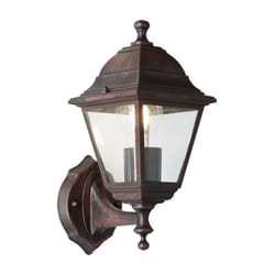 Brilliant - Applique extérieure montante nissie rouille E27 1x60W