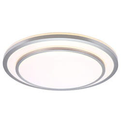 Brilliant - lampe Luciano Applique et plafonnier led 28cm alu / blanc 1x 12W led intégré, (805lm, 3000K) Échelle a ++ à e