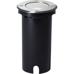 BRILLIANT Itch Spot encastré de sol extérieur 11cm Inox 1x PAR51, GU10, 20W, adapté aux lampes à réflecteur (non incluses)