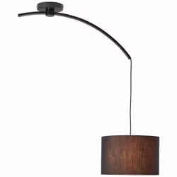 réglable en hauteur / le câble peut être raccourci bras pivotant câble textile noble adapté aux lampes LED dimmable via un va ...
