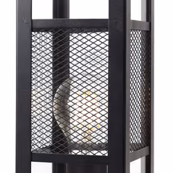 Lampe de jardin Getta - BRILLIANT - Noir - Hauteur 05m - IP44 - Adapté aux lampes LED