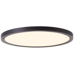 Brilliant - Plafonnier apparent led Tuco 25cm noir/blanc 1x led intégrée, led 16W intégrée, (2100lm, 2700K)