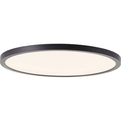 Brilliant - Tuco HK19148S76 Plafonnier led 21 w blanc chaud noir, blanc W132122