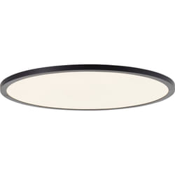 Brilliant - Tuco HK19479S76 Plafonnier led 38 w blanc chaud noir, blanc W132192