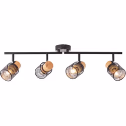 Le tube spot à 4 lampes Santy est un élément d'éclairage impressionnant qui, avec son design intemporel et sa finition de hau ...