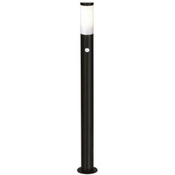 Brilliant - Dody lampadaire extérieur détecteur de mouvement noir 1x A60, E27, 20W, adapté aux lampes normales (non incluses)