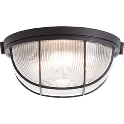 Brilliant - Lamp Lauren applique et plafonnier 26cm noir métal/plastique noir 1x A60, E27, 40 w
