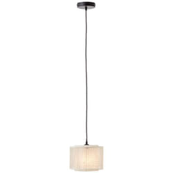 Suspension - BRILLIANT - Odar - 22cm - Noir - Beige - E27 - Contemporain