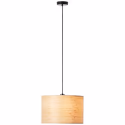 Suspension - BRILLIANT - 99490-76 - 35cm - Bois clair - Noir - E27