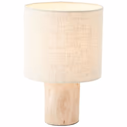 Lampe à poser - BRILLIANT - Pia naturel - Bois FSC - Électrique - Style Scandinave
