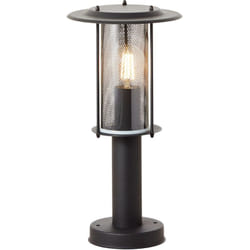 Brilliant Colonne lumineuse d'extérieur Detroit 40cm noir mat Métal, plastique 1x A60, E27, 20 W, adapté à une lampe normale (non incluse)