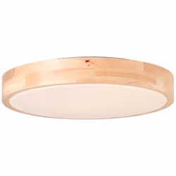 Plafonnier LED - BRILLIANT - Moreen - 34cm - Bois durable - 1x 14W LED intégré
