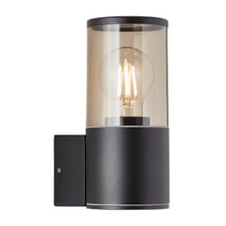 Sergioro Applique extérieure, noir depoli, E27 20W, ampoule non incluse