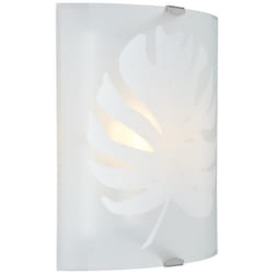 Applique murale - BRILLIANT - Uja - Blanc - Verre et métal - 1x E27 40W