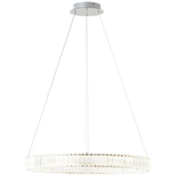 Suspension LED - BRILLIANT - Queen - 80 cm - Chrome - Télécommande Dimmable