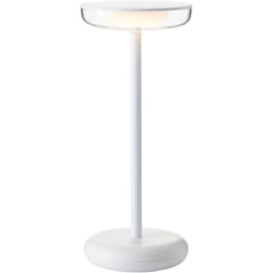 Brilliant - lamp Platon led lampe de table d'extérieur 27cm blanc/aluminium transparent noir 2 w led intégrée