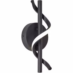 Découvrez l'applique LED Eunice en noir mat ! Cette lampe élégante allie un design moderne à une technologie LED économe en é ...