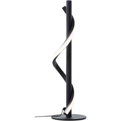 Brilliant - lamp Eunice Lampe de table led 40cm noir mat bois/plastique/métal noir 6,5 w led intégrée
