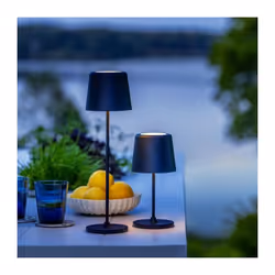 Brilliant - Lampe a poser led kaami Noir - Extérieur - 2W - IP44 - Métal et plastique