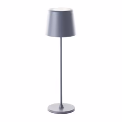 KAAMI lampe a poser extérieure LED 2W IP44 coloris gris, métal/plastique 310lm 3000K dimmable
