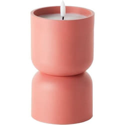 Lampe de table dextérieur - BRILLIANT - LOVERE - Forme bougie - Plastique - 3 W - Terre cuite