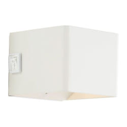 Applique magnétique d'extérieur - iseo Brilliant Rechargeable - Blanc - led - Détecteur - 4W - 300lm - 3000K - usb