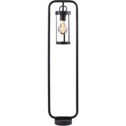Brilliant - Lampadaire d'extérieur Sidney, 85 cm, lanterne, E27, métal/verre, noir