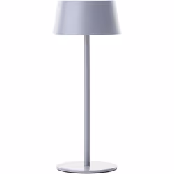 Lampe de table dextérieur - BRILLIANT - PICCO - LED et solaire - Métal et plastique - 5 W - Gris dépoli