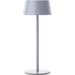 Lampe de table dextérieur - BRILLIANT - PICCO - LED et solaire - Métal et plastique - 5 W - Gris dépoli
