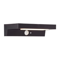 Brilliant - Applique extérieure barker - led et solaire - Détecteur de mouvement - Plastique - 4 w - Noir
