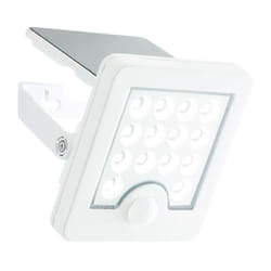 Brilliant - Applique extérieure luton - led et solaire - Détecteur de mouvement - Plastique et métal - 4 w - Blanc