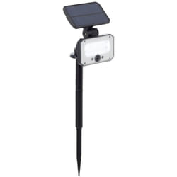 Brilliant - Spot extérieur a piquer joplin - led et solaire - Détecteur - Plastique et verre - 4 w - Noir