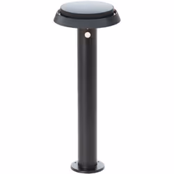 Lampe Borne extérieure Led - BRILLIANT - ALVERO - LED et solaire - Détecteur de mouvement - 4 Watts