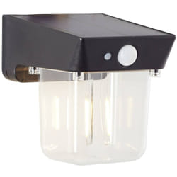 Brilliant - Parson G40435/06 Applique solaire extérieure avec détecteur de mouvement led 2 w noir