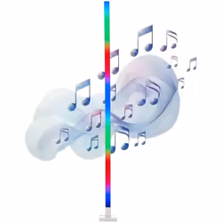 BRILLIANT LAMPADAIRE LED RGB | 150 CM DE HAUTEUR | LAMPADAIRE À INTENSITÉ VARIABLE AVEC CAPTEUR DE MUSIQUE & TÉLÉCOMMANDE & L ...