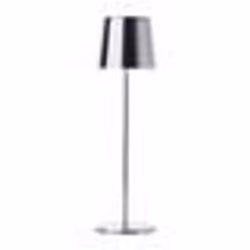 Lampe à poser dextérieur - BRILLIANT - XAANA - Rechargeable - Chrome - LED - 2W - 160lm - CCT - DIM - USB - IP44