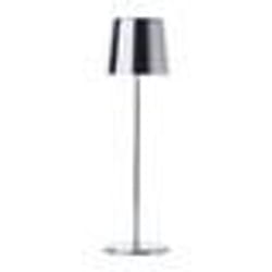 Lampe à poser dextérieur - BRILLIANT - XAANA - Rechargeable - Chrome - LED - 2W - 160lm - CCT - DIM - USB - IP44