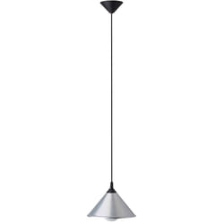 Brilliant Bistro éclairage en suspension Support flexible E27 LED Noir, Acier inoxydable