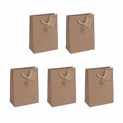 SIGEL GT041 SAC CADEAU PETIT BRUN 17 X 23 CM GT041-5