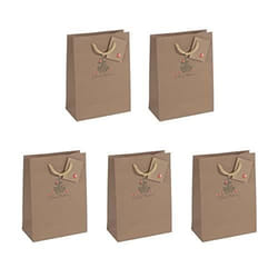 SIGEL GT041 SAC CADEAU PETIT BRUN 17 X 23 CM GT041-5