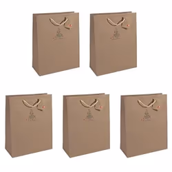 SIGEL GT040 SAC CADEAU GRAND BRUN 26 X 33 CM GT040-5