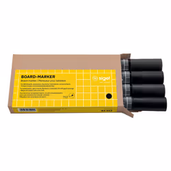 Sigel BA012, 4 pièce(s), Noir, Noir, 2 mm, 3 mm, Boîte