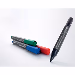 Sigel BA010 marqueur 4 pièce(s) Noir, Bleu, Vert, Rouge