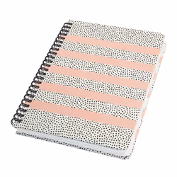 Sigel JN600, Motif, Noir, Rose, Blanc, A5, 120 feuilles, Mat, 100 g/m²